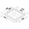 TOP EZ 8 X 4 500372 Pomivalno korito BLANCO