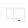 AXIA III 6 S-F 525855 Pomivalno korito BLANCO
