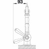 TRADON HD 526688 Kuhinjska pipa BLANCO
