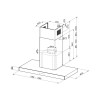 STENSKA NAPA FABER STILO GLASS SMART A60