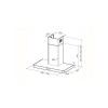 STENSKA NAPA FABER STILO GLASS SMART A60