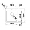 Pomivalno korito BLANCO CLARON 400 -IF/A