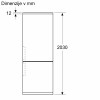 Kombinirani hladilnik BOSCH KGN39LBCF Serie 6
