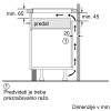 Indukcijska kuhalna plošča BOSCH, Serie 4, površinska montaža z okvirjem