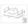 FABER VGRADNA KUHINJSKA NAPA HEAVEN GLASS 2.0 WH KL A90 