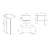 Kombiniran Hladilnik SMEG SBS8004PO