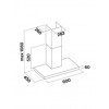 Napa FALMEC Mercurio Evo 90 cm (Motor 800 m3/h)