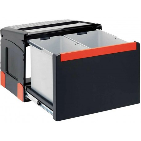 Sorter odpadkov FRANKE CUBE 50 ročno odpiranje 18L + 14L