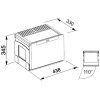 Sorter odpadkov FRANKE CUBE 50 ročno odpiranje 18L + 14L