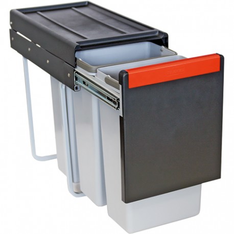 Sorter odpadkov FRANKE CUBE 30 ročno odpiranje 3x 10L