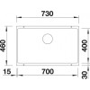 Pomivalno korito BLANCO SUBLINE 700-U 527173