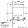 Izvlečna kuhinjska napa BOSCH DFS098K54 Serie 8 90 cm