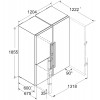 Kombinirani hladilnik Side by Side LIEBHERR XRCsd5255