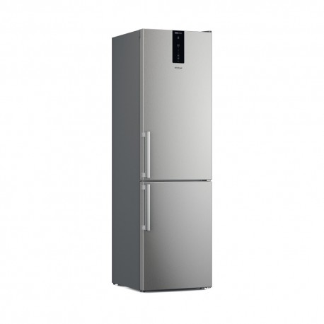 Prostostoječi hladilnik z zamrzovalnikom: brez ledu Whirlpool W7X 92O OX h