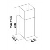 Napa FALMEC Mira TOP 40 cm Inox