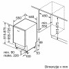 Popolnoma vgradni pomivalni stroj, 45 cm BOSCH SPV2IKX10E Serie 2