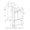 Ameriški vgradni hladilnik GAGGENAU RY492306 212,5 x 90,8 cm