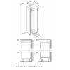 Vgradni hladilnik GAGGENAU RC289370 177,5 x 56 cm