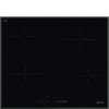 Steklokeramična kuhalna plošča 60 cm SMEG SE464TB