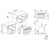 Vgradna mikrovalovna pečica SMEG SF4401MCX