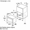 Vgradna mikrovalovna pečica BOSCH BFR7221B1 Serie 8