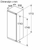 Vgradni hladilnik BOSCH KIR81ADD0 Serie 6 177.5 x 56 cm