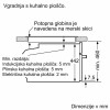 Vgradna kompaktna pečica z mikrovalovno pečico BOSCH CMG7761B1 Serie 8