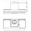 Napa FALMEC Virgola Touch inox 75 cm