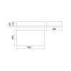Otočna napa FALMEC Vega inox 120 cm