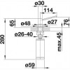 TORRE 521541 Dozirnik BLANCO