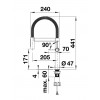 Kuhinjska pipa BLANCO CULINA-S II MINI SENSOR 527466