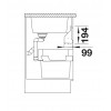 BLANCO ORGA SHELF 60 P 527458