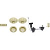 Odtok dvojni Blanco InFino 207443 satin gold