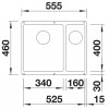 Pomivalno korito BLANCO SUBLINE 340/160-U 527815