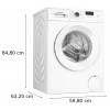 Pralni stroj s polnjenjem spredaj BOSCH WGE02200BY Serie 2
