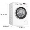 Pralni stroj s polnjenjem spredaj BOSCH WGE03200BY Serie 2